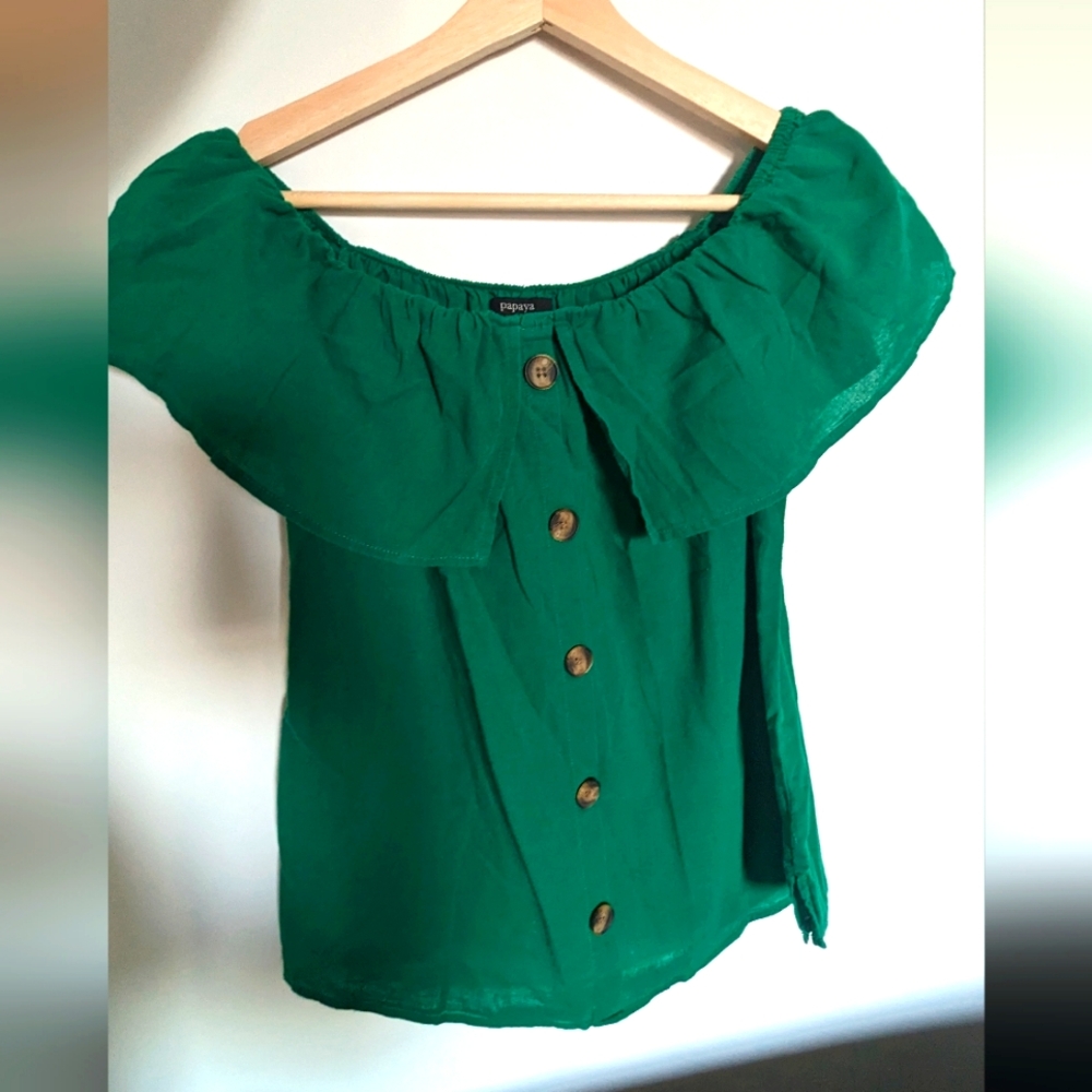 2 For $15 - Papaya Grass Green Top